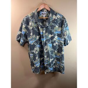 Vintage Howie Hawaiian Shirt -‎ Mens Large